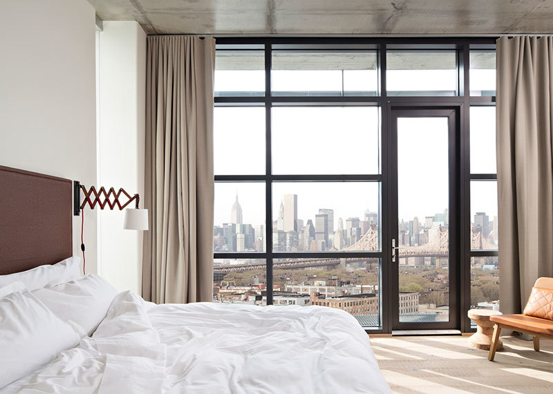 Яркий индустриальный стиль в дизайне отеля Boro в Нью-Йорке