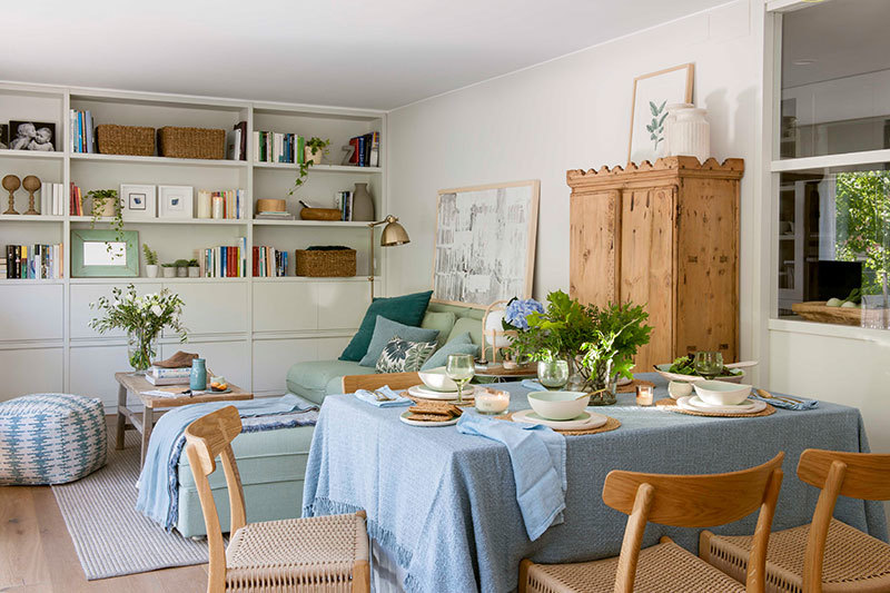 Большое в малом: продуманная квартира для семьи в Барселоне