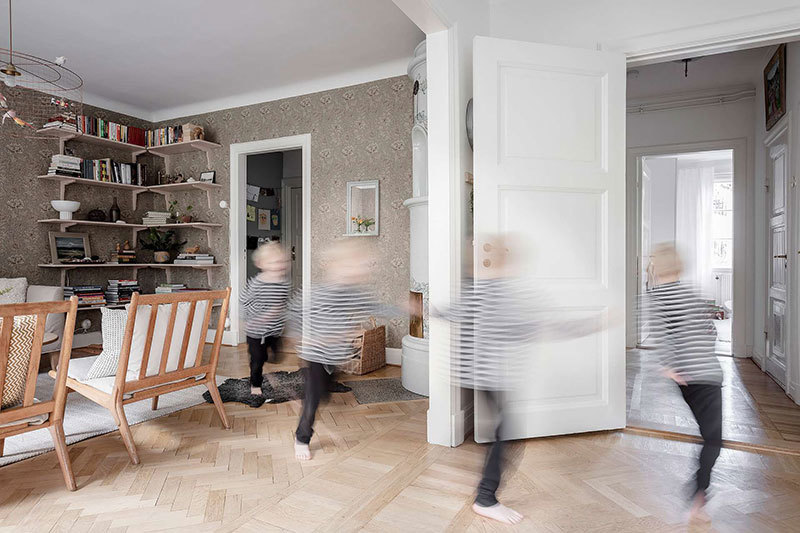 Прекрасная скандинавская квартира с загородным настроением в Гетеборге (81 кв. м)