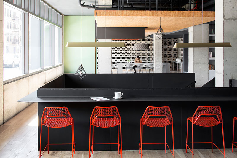 Яркий индустриальный стиль в дизайне отеля Boro в Нью-Йорке