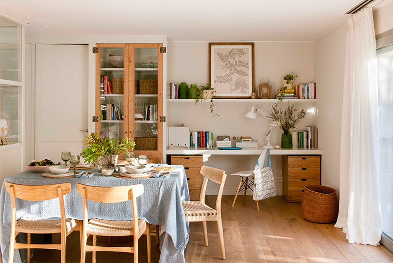 Большое в малом: продуманная квартира для семьи в Барселоне