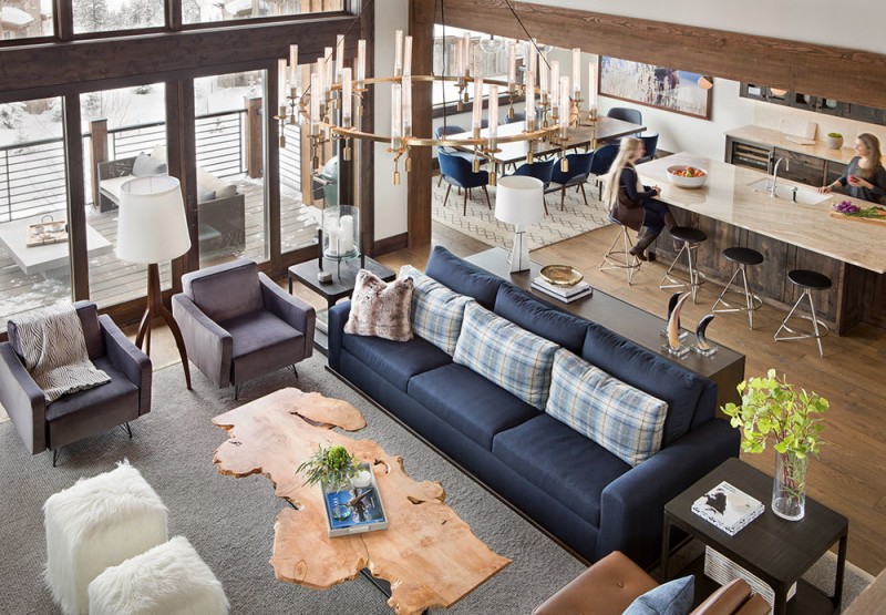 Потрясающий дом с видом на горы в штате Монтана