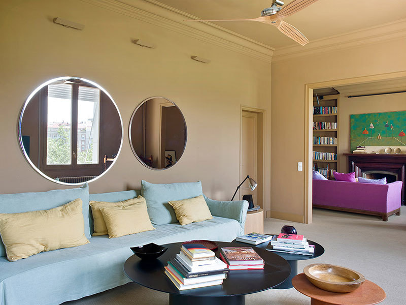 Квартира дизайнера в смелой цветовой гамме в Барселоне Квартира дизайнера в смелой цветовой гамме в Барселоне