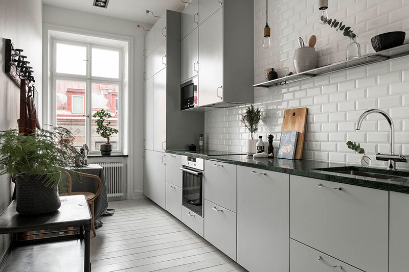 Стильная квартира в нейтральных тонах в Стокгольме (68 кв.м.)