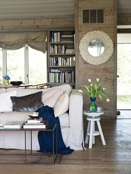 Деревенский интерьер в загородном доме