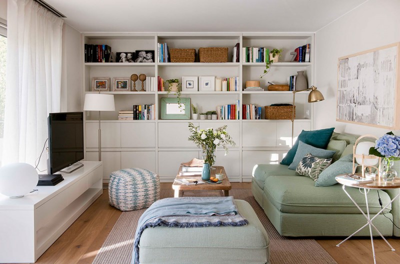 Большое в малом: продуманная квартира для семьи в Барселоне