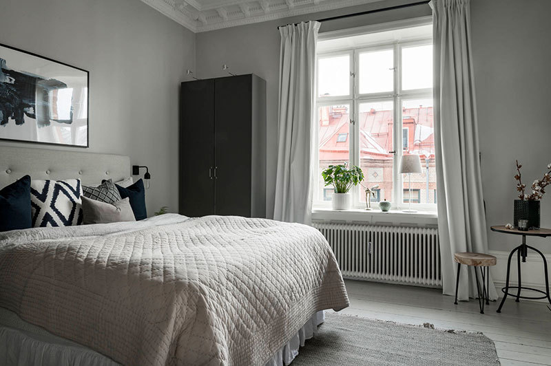 Стильная квартира в нейтральных тонах в Стокгольме (68 кв.м.)