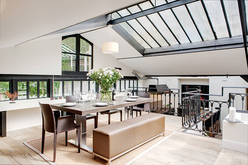 Уникальный лофт в здании бывшей шоколадной фабрики в Париже Уникальный лофт в здании бывшей шоколадной фабрики в Париже