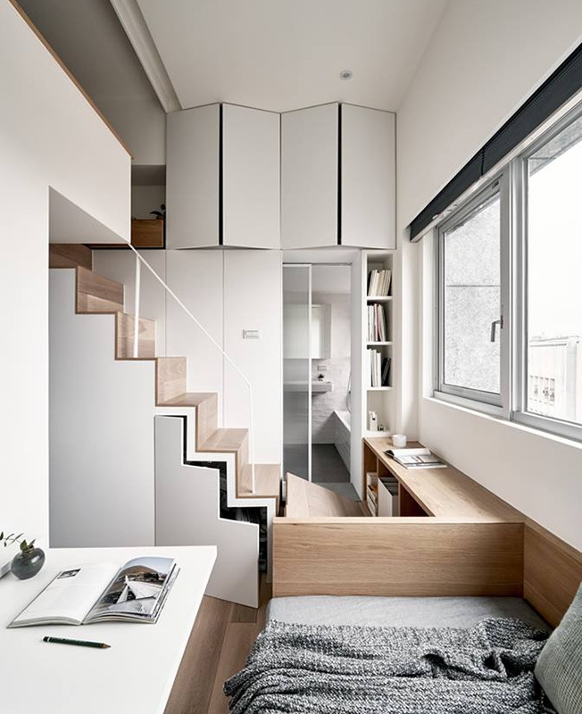 Крошечная квартира с мезонином Крошечная квартира с мезонином
