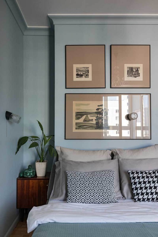 Душевная маленькая квартира дизайнера с ретро нотками в Минске (42 кв. м) Душевная маленькая квартира дизайнера с ретро нотками в Минске (42 кв. м)