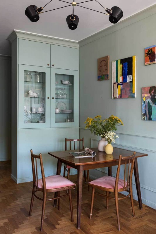 Душевная маленькая квартира дизайнера с ретро нотками в Минске (42 кв. м) Душевная маленькая квартира дизайнера с ретро нотками в Минске (42 кв. м)