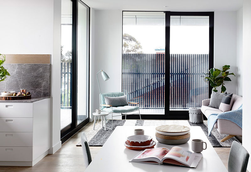 Cовременный австралийский интерьер в пастельных тонах