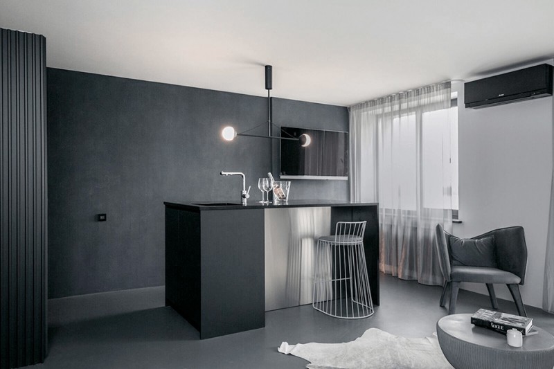 Zrobym architects: квартира с космической атмосферой Zrobym architects: квартира с космической атмосферой