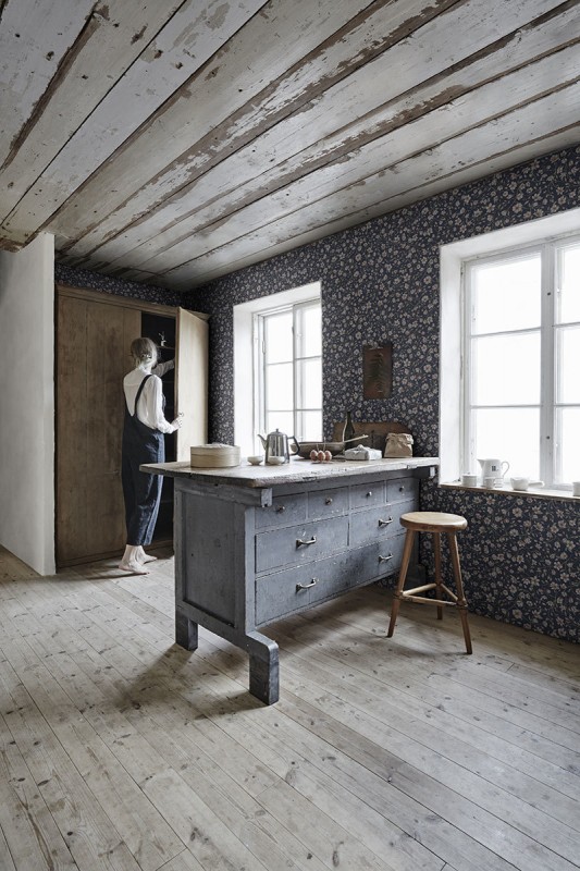 Идеальные обои для дизайна скандинавской кухни