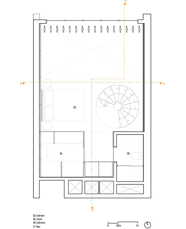 Бразильский лофт со скульптурной лестницей
