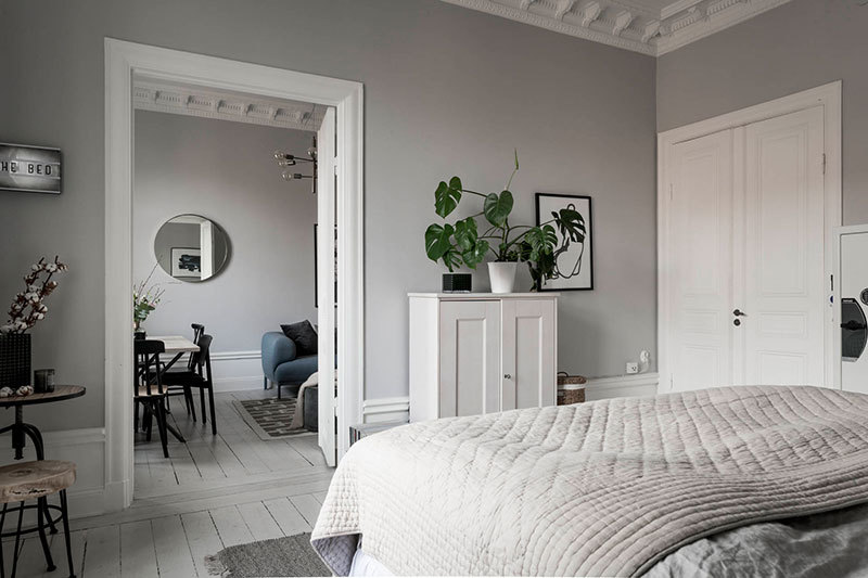 Стильная квартира в нейтральных тонах в Стокгольме (68 кв.м.)