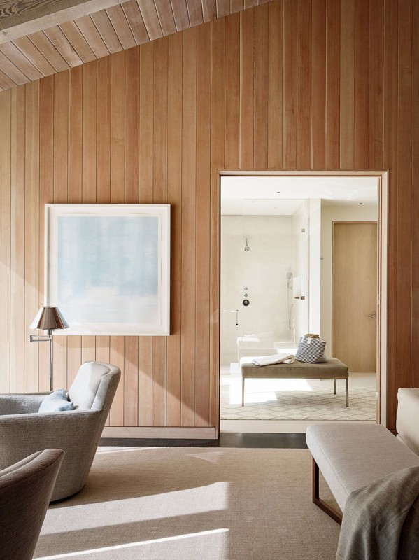 Современное ранчо на берегу океана в Калифорнии