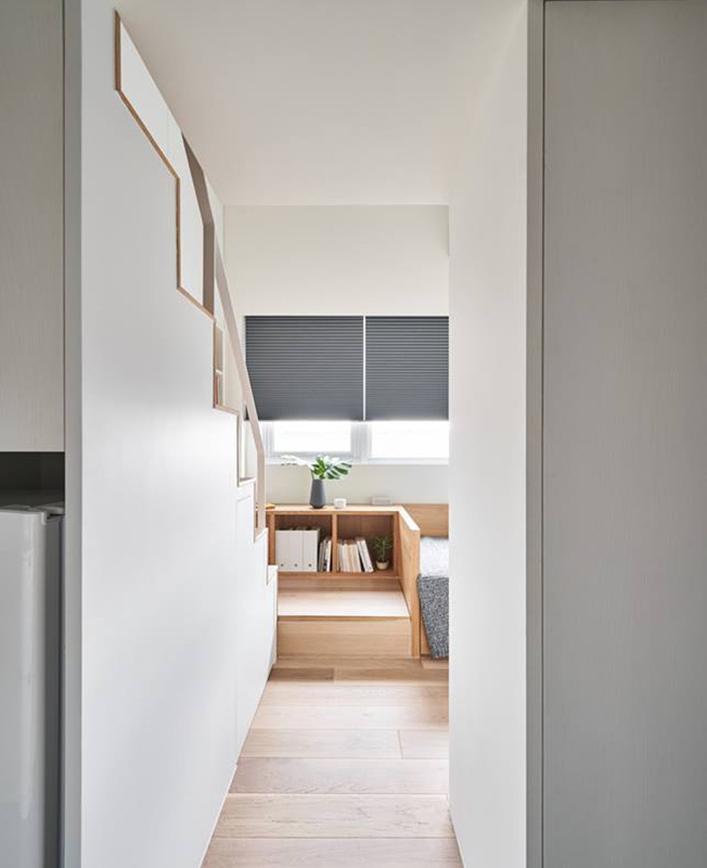 Крошечная квартира с мезонином Крошечная квартира с мезонином