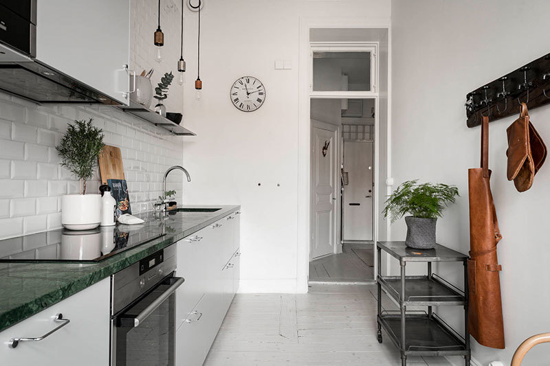 Стильная квартира в нейтральных тонах в Стокгольме (68 кв.м.)