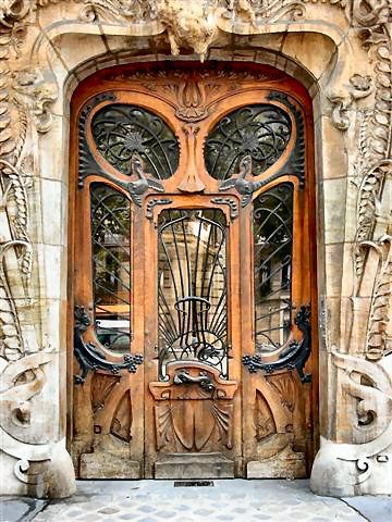 Art Nouveau doors