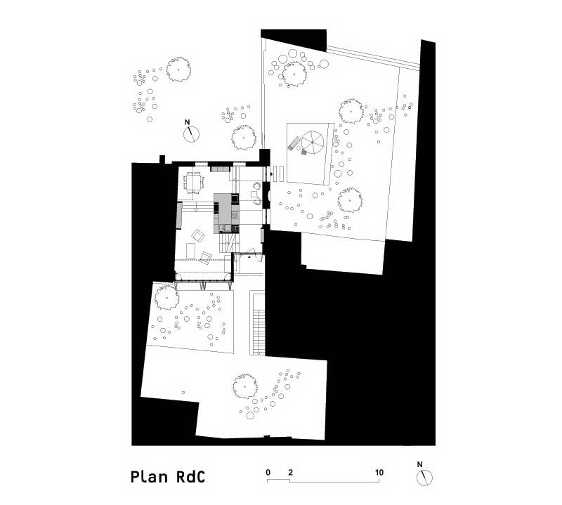 Дом-трап (Maison Escalier) во Франции от Moussafir Architectes Associes