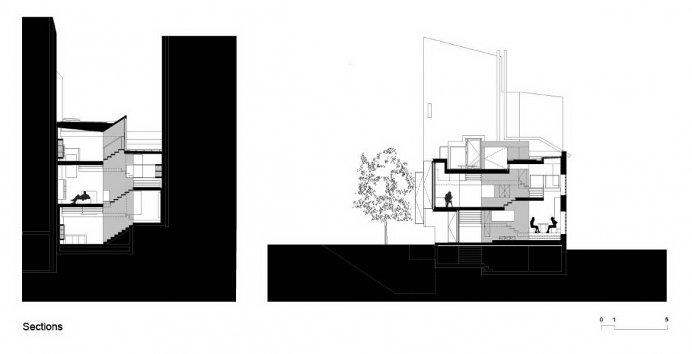 Дом-трап (Maison Escalier) во Франции от Moussafir Architectes Associes