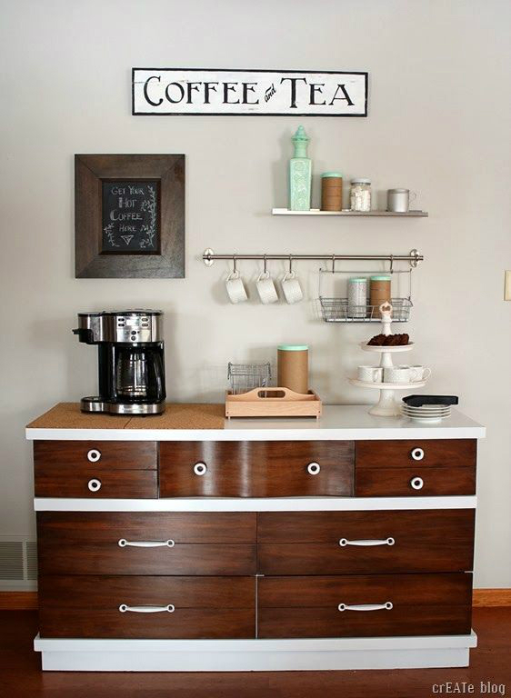 Для всех любителей кофе и чая. The Coffee & Tea Station and Storage