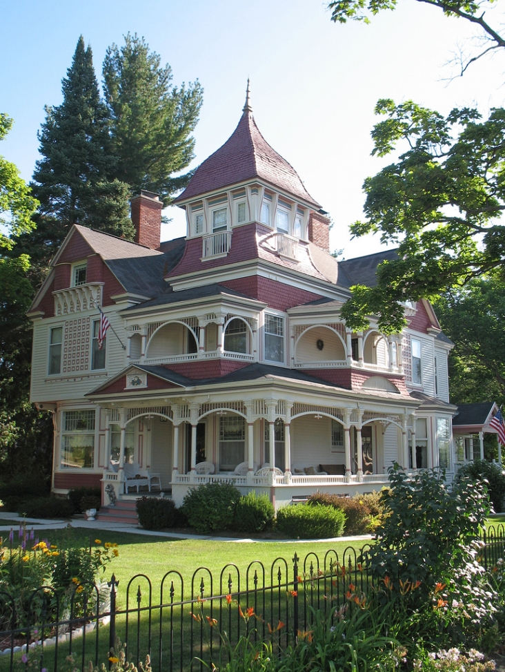 Old Victorian architecture. Подборка красивейших домов.