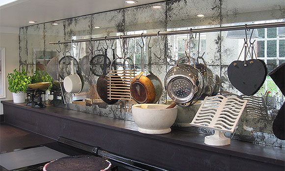 Зеркальная и металлическая плитка для кухонь и ванных