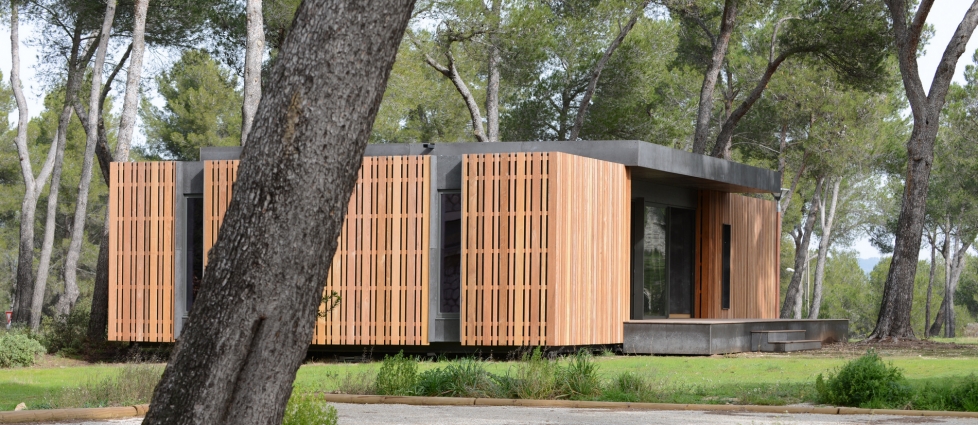 Быстровозводимый, пассивный Pop-Up House в Aix-en-Provence, France от Multipod Studio