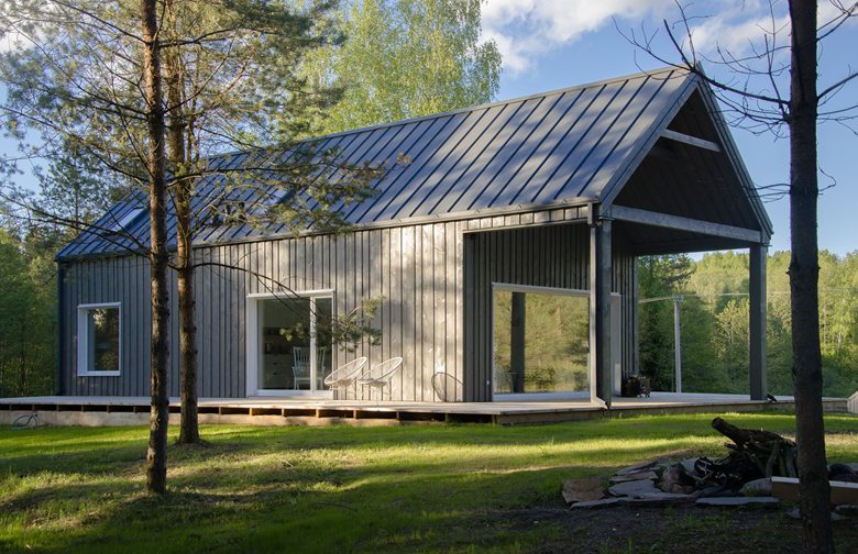 Охотничий домик в Литве от Devyni Architektai