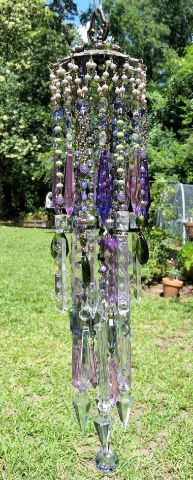 Glass Wind Chime. Изящные идеи садового декора