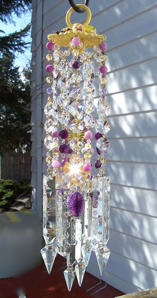 Glass Wind Chime. Изящные идеи садового декора