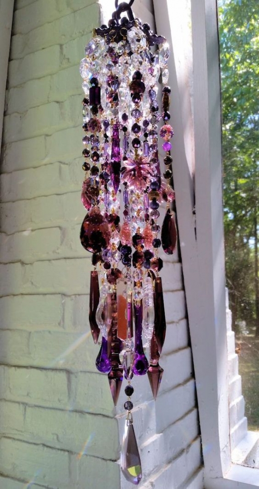 Glass Wind Chime. Изящные идеи садового декора