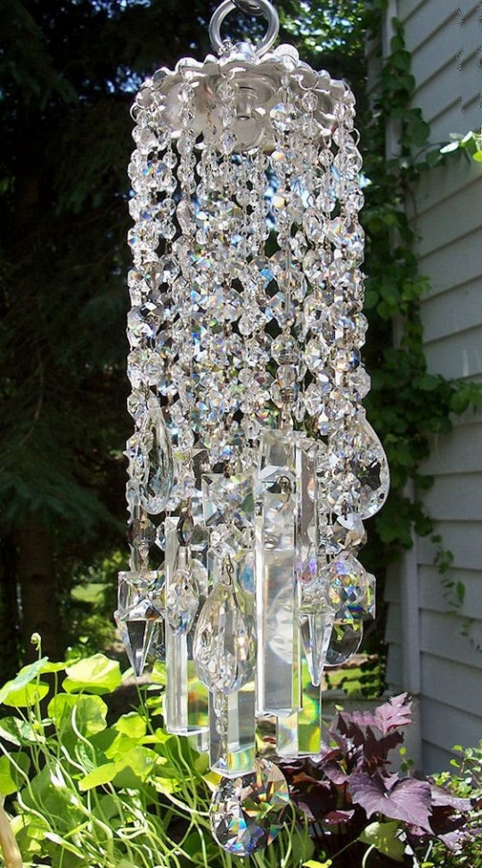 Glass Wind Chime. Изящные идеи садового декора