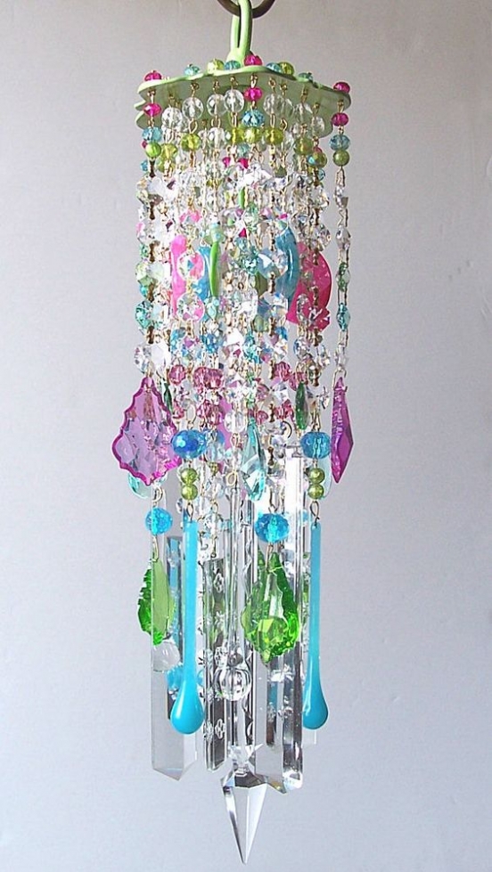 Glass Wind Chime. Изящные идеи садового декора