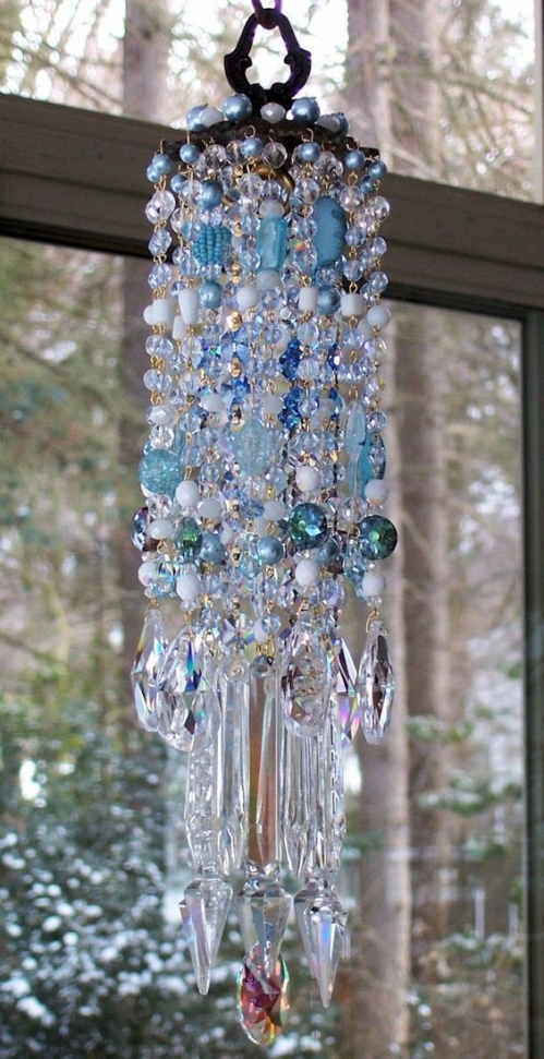 Glass Wind Chime. Изящные идеи садового декора