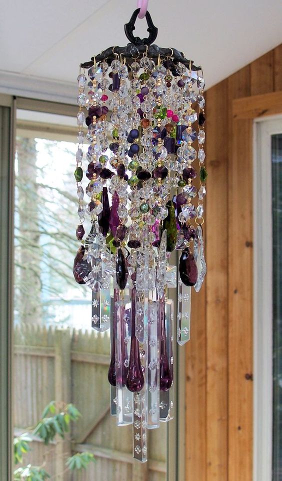 Glass Wind Chime. Изящные идеи садового декора