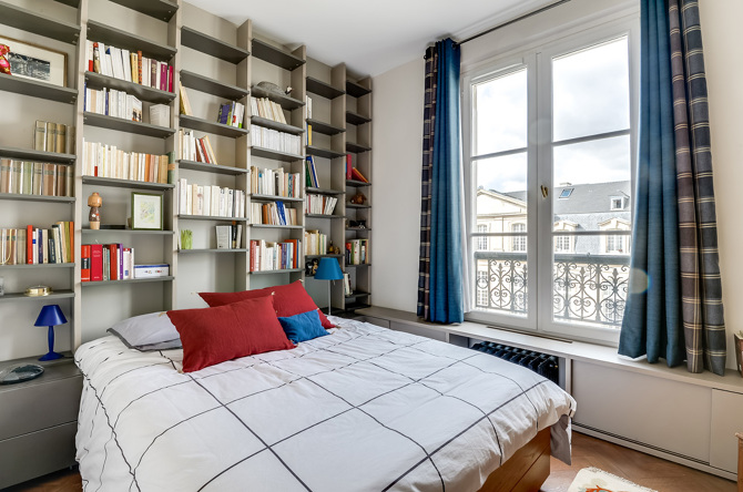 Очаровательная парижская квартира 45 м2 от Charlotte Vauvillier