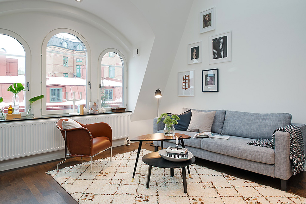 Светлая квартира в Стокгольме