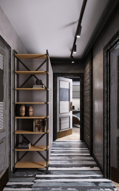 Интерьер квартиры в индустриальном стиле Интерьер квартиры в индустриальном стиле