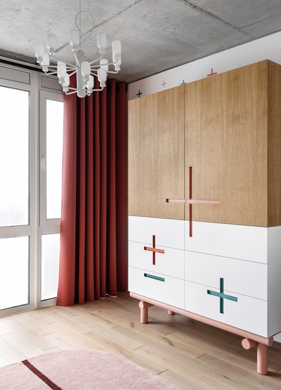 Проект квартиры для молодой современной пары с ребенком