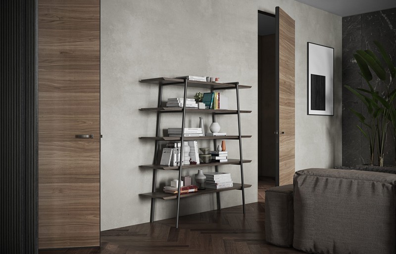 Стильный дизайн интерьера с темными акцентами Стильный дизайн интерьера с темными акцентами