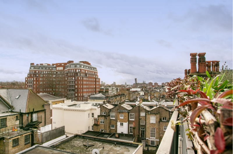 Стильный пентхаус с террасой в Лондоне Стильный пентхаус с террасой в Лондоне