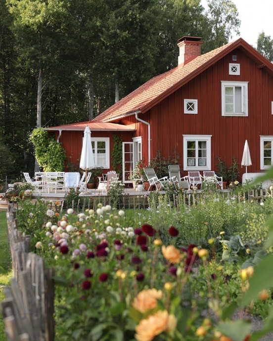 100-летний загородный дом в Швеции