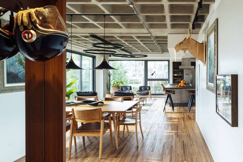 Апартаменты в индустриальном стиле Апартаменты в индустриальном стиле