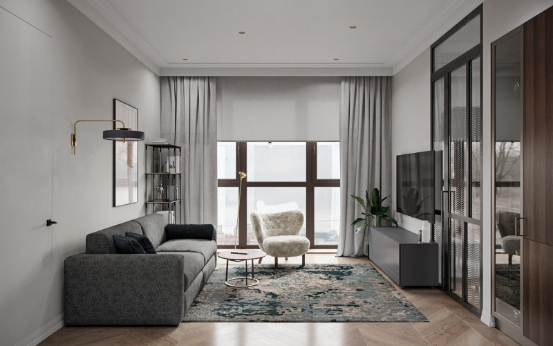 Дизайн-проект квартиры для семьи с ребенком