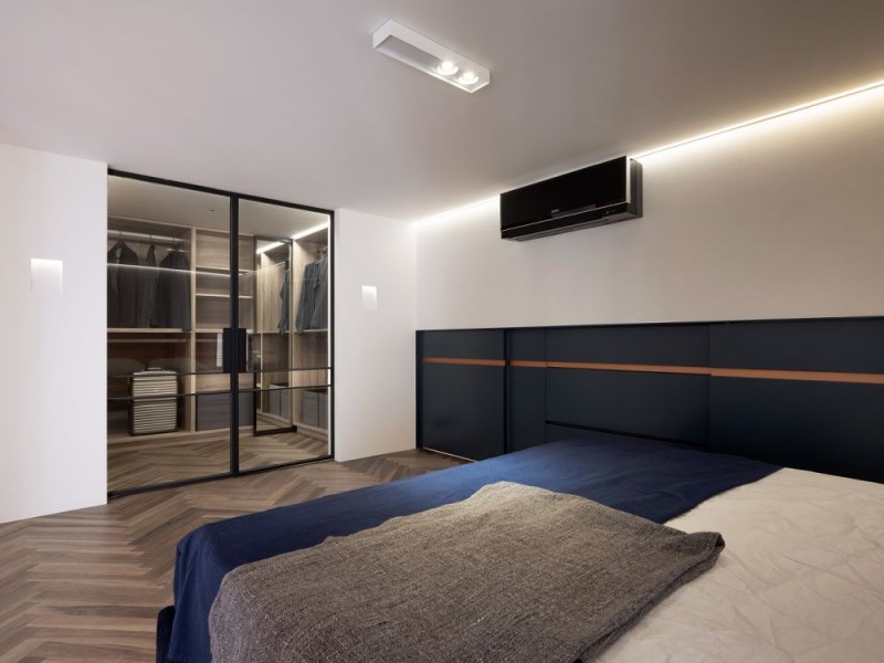 Двухуровневая квартира, расположенная в Нью-Тайбэй на Тайване