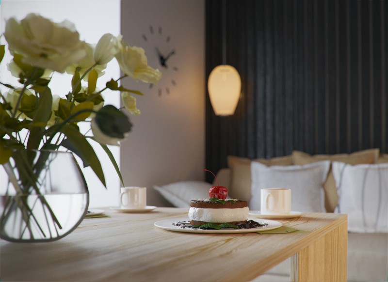 Интерьер квартиры площадью 78 кв.м.