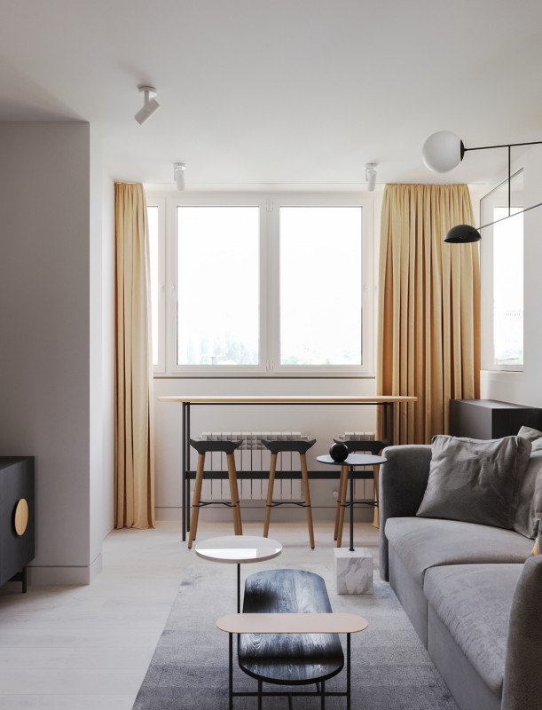 Интерьер квартиры-студии